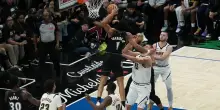 Shannon Jr. vola sopra tutta Denver: la schiacciata lancia i Timberwolves
