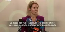 Kallas: serve pressione su Russia per ottenere tregua