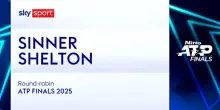 Sinner-Shelton: highlights Atp Finals