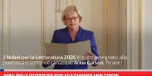 Nobel per la Letteratura 2026 alla canadese Anne Carson