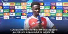 Saka: 'All'Arsenal devo tutto, so cosa abbiamo passato'