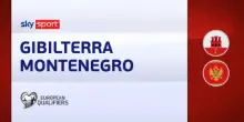 Gibilterra-Montenegro 1-2: gol e highlights