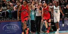 A Charlotte ci pensa Quickley: la sua tripla vale la vittoria e Toronto ora vol