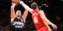 Jokic &egrave; immenso: con 30 punti nel secondo tempo trascina Denver dal -23 alla vittoria