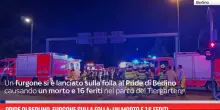 Pride di Berlino, furgone sulla folla: un morto e 16 feriti