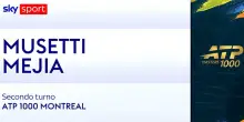Musetti-Mejia: highlights Atp Montreal