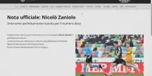 Udinese, intervento riuscito per Zaniolo: le news