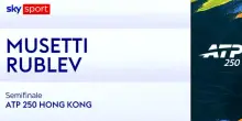 Musetti in finale a Hong Kong: hai visto la vittoria su Rublev? Guarda gli HIGHLIGHTS