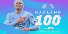 Haaland 100 gol in Premier: rivivili nello speciale Sky