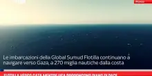 Flotilla verso Gaza mentre USA propongono piano di pace