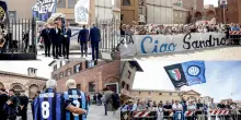 L'addio a Mazzola, le foto dell'ultimo saluto alla bandiera dell'Inter