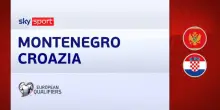 Montenegro-Croazia 2-3: gol e highlights