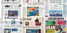 Le prime pagine dei quotidiani di oggi 12 aprile: la rassegna stampa