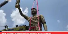 India, rimossa per motivi di sicurezza la statua di Messi