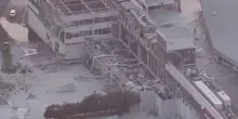Sisma Giappone, esplosione e crolli in un centro commerciale. VIDEO