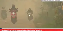 Indonesia, il fumo degli incendi soffoca il Borneo