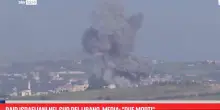 Raid israeliani nel sud del Libano, media: 'Due morti'