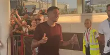 Roma, Molina &egrave; arrivato in citt&agrave;. VIDEO
