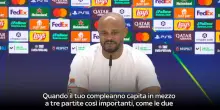Kompany: '40&deg; compleanno? Ho altre priorit&agrave; al momento...'