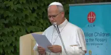 Papa Leone, rosario per la pace con i bambini di Roma