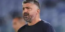 Gattuso dopo Lazio Mantova: 'Batosta, mi assumo le responsabilit&agrave;'