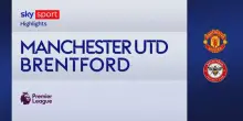 Manchester United-Brentford 2-1: gol e highlights