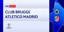 Brugge-Atletico Madrid 3-3: il video dei gol