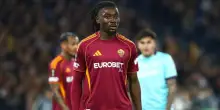 Roma, infortunio per Kon&eacute; in Europa League: la sua partita col Bologna dura solo 19'