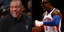 Doc Rivers e Amar'e Stoudemire nella Hall of Fame