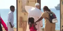 Papa Leone a Lampedusa, la preghiera alla Porta d'Europa