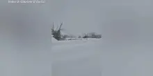 Tormenta di neve a Campo di Giove, allerta rossa
