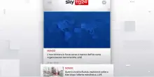 I titoli di Sky TG24 del 22 febbraio, edizione delle 8