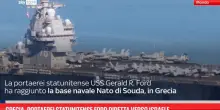 Grecia, portaerei statunitense Ford diretta verso Israele