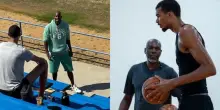 Dopo Garnett nell’estate di Wemby c’è un’altra leggenda: allenamento con Olajuwon