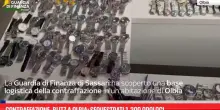 Contraffazione, blitz a Olbia: sequestrati 1.300 orologi