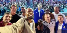 Spagna-Argentina, &egrave; gi&agrave; show: Messi e Rodri con Djokovic, Durant e Brady