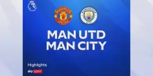 Manchester United-Manchester City 0-1: gol e highlights