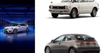 Honda Civic, 54 anni e 11 generazioni: l'iconica berlina ora &egrave; ibrida
