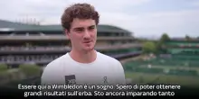 Fonseca: 'Wimbledon &egrave; un sogno, punto a grandi risultati'