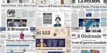 Le prime pagine dei quotidiani dell'11 settembre: la rassegna stampa