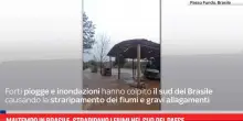 Maltempo in Brasile, straripano i fiumi nel sud del Paese