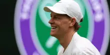 Sinner, le foto dell'allenamento con Djokovic a Wimbledon