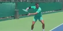 Musetti, allenamento sul cemento a Monte-Carlo