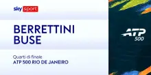 Berrettini-Buse: highlights Atp Rio de Janeiro