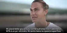 Sabalenka: 'Mi sento ricaricata, pronta per Wimbledon'
