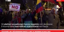 Ecuador, nel referendum vince il ‘no’ al ritorno di basi Usa