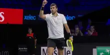 Berrettini ai quarti: Vukic battuto in 2 set