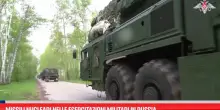 Missili nucleari nelle esercitazioni militari in Russia