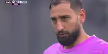 L'errore di Donnarumma decide Aston Villa-Manchester City