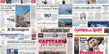 Le prime pagine dei quotidiani di oggi 5 agosto: la rassegna stampa